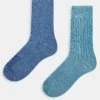 Nike Training Cushioned Everyday Marl Socks In Blue For Unisex -Nike Sales Store 201005369 1 blue