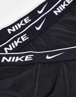 Nike 3 Pack Cotton Stretch Briefs In Black For Men -Nike Sales Store 201158198 3