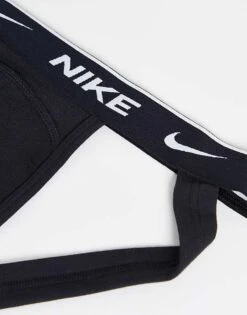 Nike 3 Pack Cotton Stretch Jock Straps In Black For Men -Nike Sales Store 201158223 4