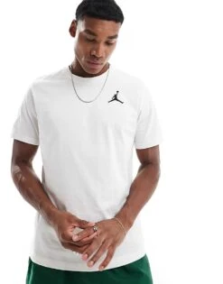 Jordan Jumpman Mini Logo T-shirt In White For Men