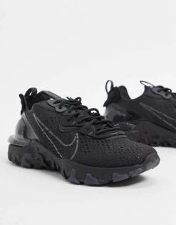 Nike React Vision Trainers In Triple Black For Men 10 Nike React Vision Trainers In Triple Black For Men -Nike Sales Store 202281389 4