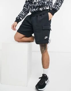 Nike Club Cargo Short In Black For Men -Nike Sales Store 202281449 4
