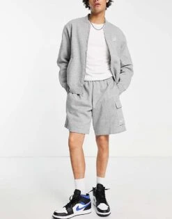 Nike Club Cargo Short In Grey For Men Charcoal -Nike Sales Store 202281818 3