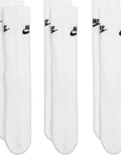 Nike Everyday Essential 3 Pack Socks In White For Men -Nike Sales Store 202302337 4