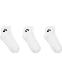 Nike Everyday Essential 3 Pack Ankle Socks In White For Men -Nike Sales Store 202302542 4