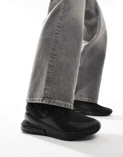 Nike Air Max 270 Men's Trainers In Triple Black For Men -Nike Sales Store 202326468 5