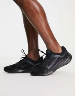 Nike Running Quest 5 Trainers In Triple Black For Men -Nike Sales Store 202363285 3