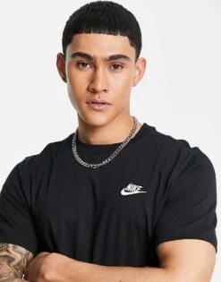 Nike Club T-shirt In Black For Men -Nike Sales Store 202400828 4