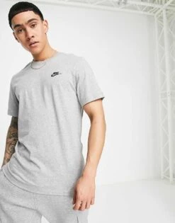 Nike Club T-shirt In Grey For Men -Nike Sales Store 202400866 4