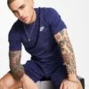 Nike Club T-shirt In Navy For Men 2 Nike Club T-shirt In Navy For Men -Nike Sales Store 202400896 1 navy