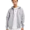 Nike Club Full Zip Hoodie In Grey For Men -Nike Sales Store 202400916 1 grey