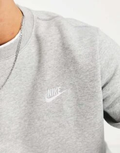 Nike Club Crew Sweatshirt In Grey For Men -Nike Sales Store 202400972 3