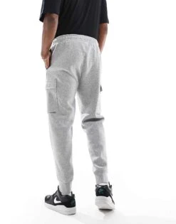 Nike Club Cargo Joggers In Grey For Men -Nike Sales Store 202402488 4