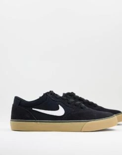 Nike SB Chron 2 Trainers In Black With Gum Sole For Men Black/gum -Nike Sales Store 202494418 1 blackgum 1