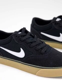 Nike SB Chron 2 Trainers In Black With Gum Sole For Men Black/gum -Nike Sales Store 202494418 3