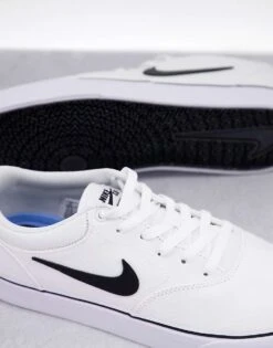 Nike SB Chron 2 Canvas Skate Trainers In White For Men 9 Nike SB Chron 2 Canvas Skate Trainers In White For Men -Nike Sales Store 202494459 3