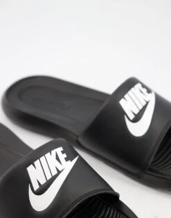 Nike Victori One Sliders In Black For Men Black/white -Nike Sales Store 202494672 3