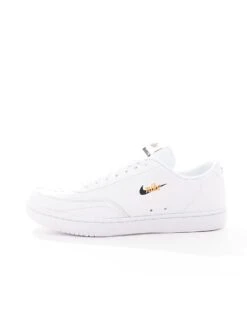 Nike Court Vintage Premium Leather Trainers In White For Men -Nike Sales Store 202494882 2