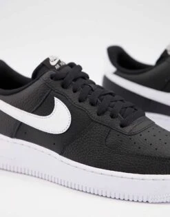 Nike Air Force 1 '07 Trainers In Black And White For Men Black/white -Nike Sales Store 202515879 3