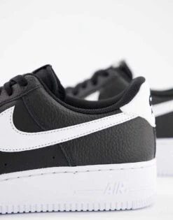 Nike Air Force 1 '07 Trainers In Black And White For Men Black/white -Nike Sales Store 202515879 4