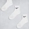 Nike Training Everyday Lightweight 3 Pack Ankle Socks In White For Unisex -Nike Sales Store 202518744 1 white
