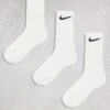 Nike Training Everyday Lightweight 3 Pack Crew Socks In White For Unisex -Nike Sales Store 202519196 1 white