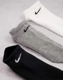 Nike Training Everyday Lightweight 3 Pack No Show Socks In Multi For Unisex -Nike Sales Store 202521842 3