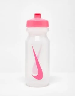 Nike Training Big Mouth 2.0 625ml Water Bottle In Clear With Pink Swoosh For Unisex White -Nike Sales Store 202579008 1 white 1