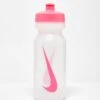Nike Training Big Mouth 2.0 625ml Water Bottle In Clear With Pink Swoosh For Unisex White -Nike Sales Store 202579008 1 white