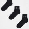 Nike Training Everyday Lightweight 3 Pack Ankle Socks In Black For Unisex -Nike Sales Store 202739958 1 black