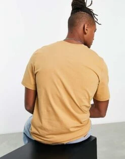 Nike T-shirt With Chest Logo In Elemental Gold For Men -Nike Sales Store 202973099 2