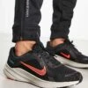 Nike Running Quest 5 Trainers In Black And Orange For Men -Nike Sales Store 202974909 1 black