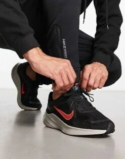 Nike Running Quest 5 Trainers In Black And Orange For Men -Nike Sales Store 202974909 3