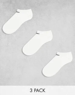 Nike Training Everyday Lightweight 3 Pack No Show Socks In White For Unisex -Nike Sales Store 203216171 1 white 1