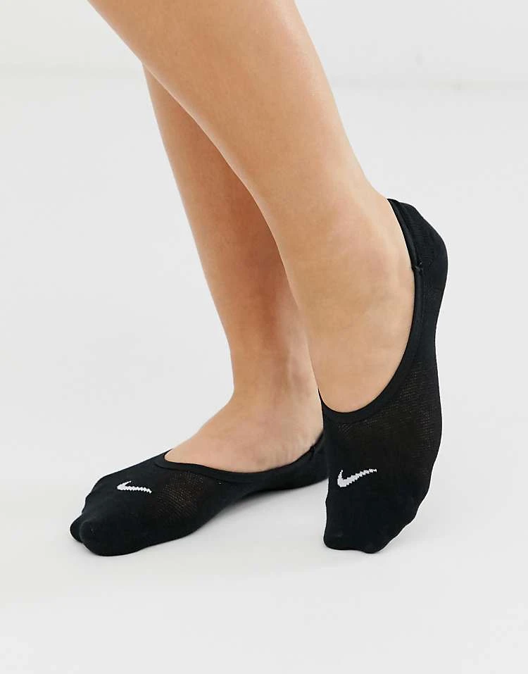 Nike Training Everyday Lightweight 3-pack Unisex Footsiesocks In Black For Unisex 4 Nike Training Everyday Lightweight 3-pack Unisex Footsiesocks In Black For Unisex - Image 2