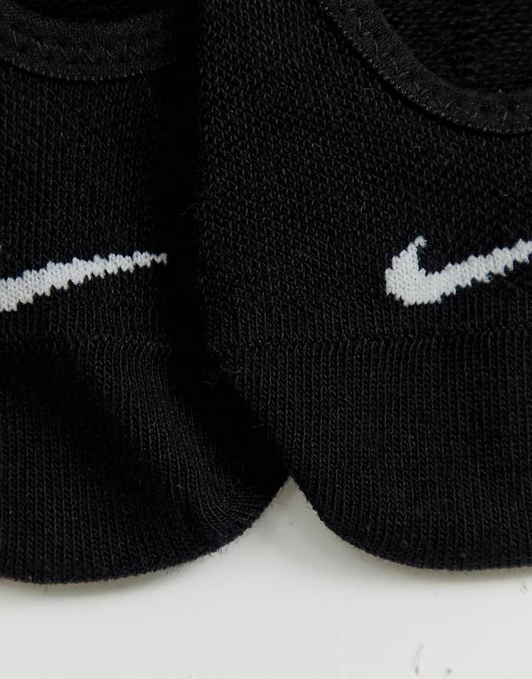 Nike Training Everyday Lightweight 3-pack Unisex Footsiesocks In Black For Unisex 5 Nike Training Everyday Lightweight 3-pack Unisex Footsiesocks In Black For Unisex - Image 3