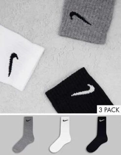 Nike Training Unisex 3 Pack Crew Socks In Multi For Unisex -Nike Sales Store 203226634 1 multi 1