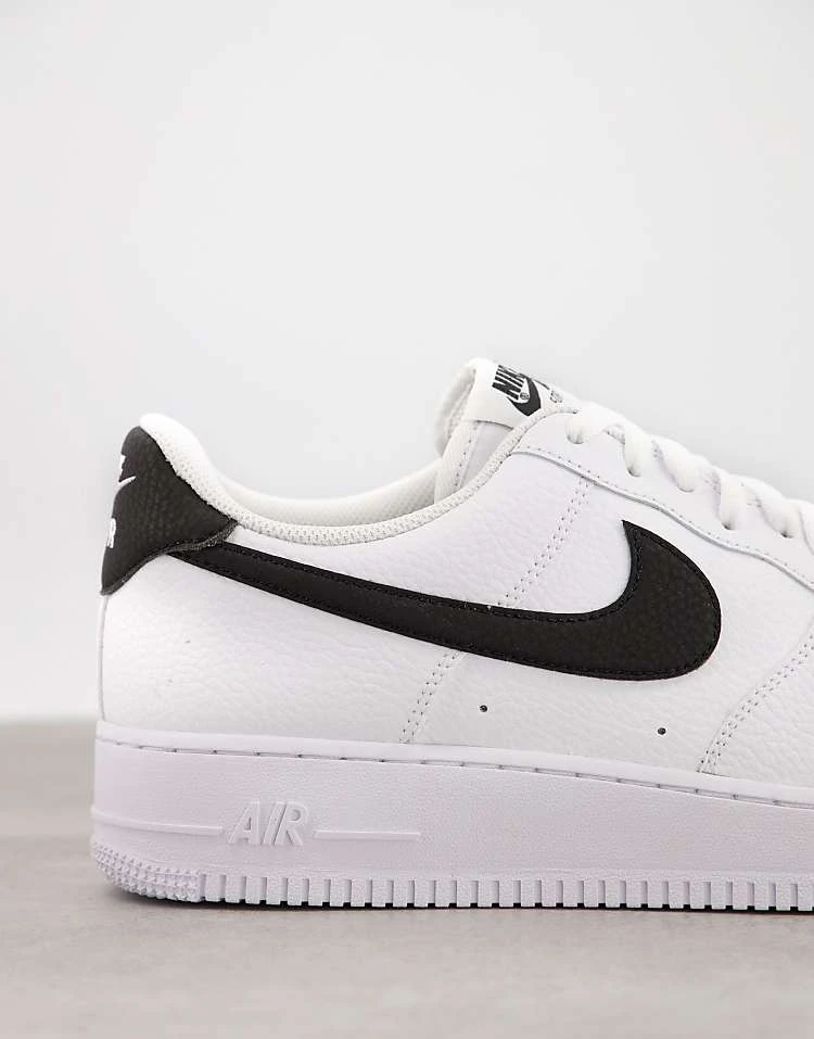 Nike Air Force 1 '07 Trainers In White And Black For Men White/black 4 Nike Air Force 1 '07 Trainers In White And Black For Men White/black - Image 2