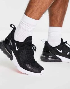 Nike Air Max 270 Men's Trainers In Black For Men -Nike Sales Store 203536434 3