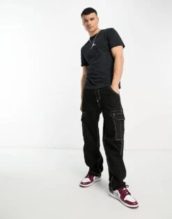 Jordan Jumpman Dri-FIT T-shirt In Black For Men -Nike Sales Store 203634585 3