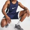 Nike Basketball Icon Swoosh Logo Tank In Blue For Men Navy -Nike Sales Store 203650702 1 navy