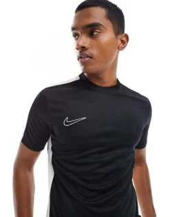 Nike Football Academy Dri-FIT Panelled T-shirt In Black For Men -Nike Sales Store 203653431 1 black 1