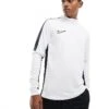Nike Football Academy 23 1/4 Zip Sweatshirt In White For Men -Nike Sales Store 203653643 1 white