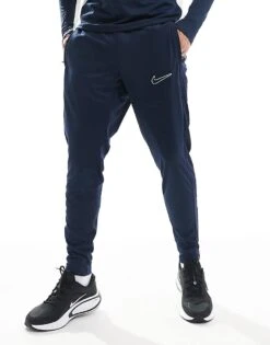 Nike Football Academy Dri-FIT Panelled Joggers In Navy For Men