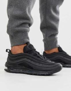 Nike Air Max 97 Trainers In Triple Black For Men -Nike Sales Store 203804575 1 tripleblack 1