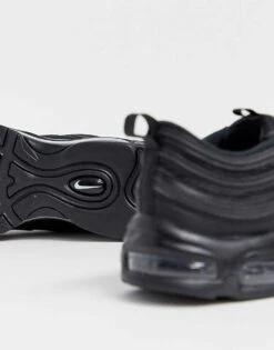Nike Air Max 97 Trainers In Triple Black For Men -Nike Sales Store 203804575 4