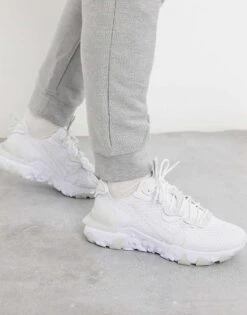Nike React Vision Trainers In Triple White For Men 10 Nike React Vision Trainers In Triple White For Men -Nike Sales Store 204078016 4