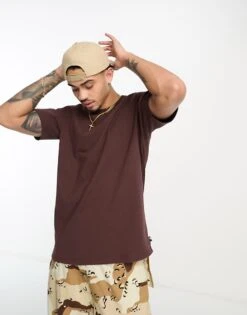 Nike Premium Essentials Oversized T-shirt In Brown For Men -Nike Sales Store 204097009 1 brown 1