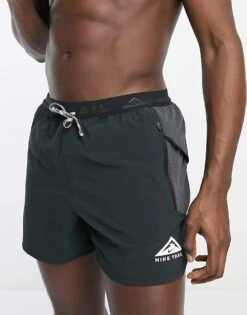 Nike Running Trail Second Sunrsie Dri-Fit Shorts In Black For Men -Nike Sales Store 204118513 4