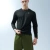Nike Running Miler Dri-FIT Longsleeve T-shirt In Black For Men -Nike Sales Store 204580055 1 black